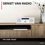 AUDIZIO Prato - DAB Radio - Wit - Met CD-Speler en Bluetooth