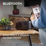 Audizio - Milan - DAB Radio - Zwart - Bluetooth - Draadloos