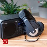 DAB Radio met Bluetooth - Audizio Milan - DAB Radio Retro met Accu en FM Radio - Zwart