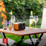 AUDIZIO Milan - DAB Radio - Donkerbruin - Bluetooth - Draadloos