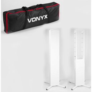 Vonyx DJP165 Luidspreker Standaard - Set van 2 - Verstelbaar - Inclusief Tassen