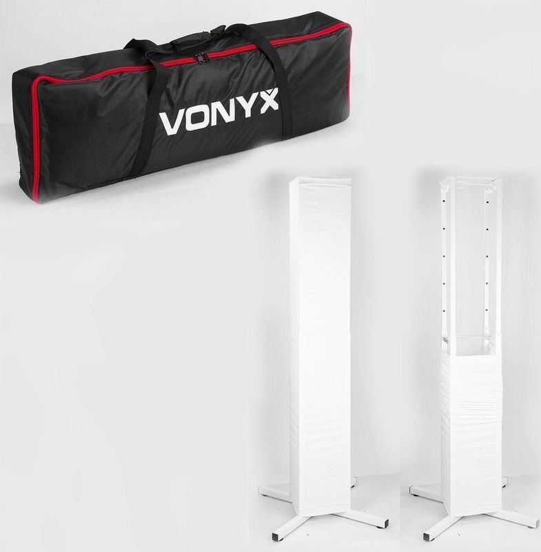 Vonyx DJP165 Luidspreker Standaard - Set van 2 - Verstelbaar - Inclusief Tassen