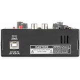Mengpaneel mixer - Vonyx VMM201 - USB mixer met Bluetooth - 2-kanaals