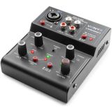 Mengpaneel mixer - Vonyx VMM201 - USB mixer met Bluetooth - 2-kanaals