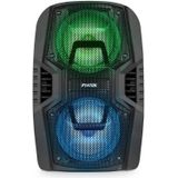 Party speaker Bluetooth - Fenton FT208 LED - 500 Watt - partybox speaker op accu - incl microfoon - karaoke set