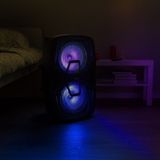 Party speaker Bluetooth - Fenton FT210LED - 700 Watt - partybox op accu - karaoke set