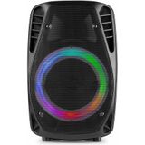 Fenton - FT8LED-MK2 - Party Speaker - Zwart - Bluetooth 5.0 - 300W Vermogen