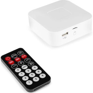 Stereo versterker - Power Dynamics BT20 stereo mini versterker met Bluetooth en mp3 speler - 2x 30W