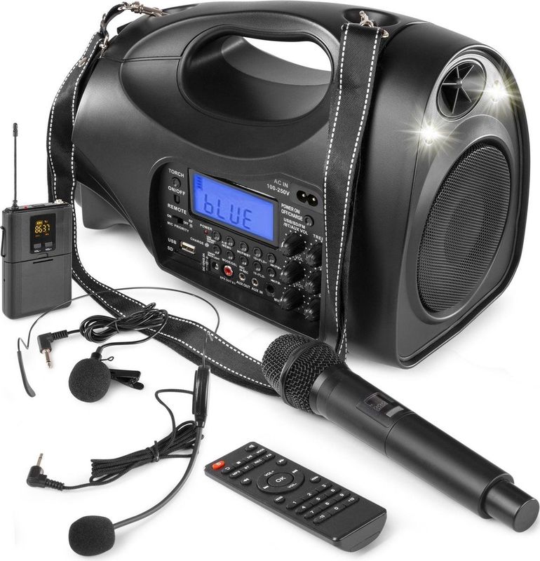 Portable Speaker - Vonyx ST016 Draagbare Speaker met Bluetoot