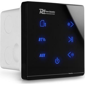 Stereo versterker - Powerline A50B inbouw versterker met Bluetooth - 2x 20W