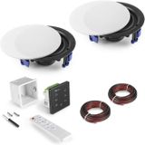 Power Dynamics - Powerline A50BSet - Inbouw Versterker - 2 Plafondspeakers - Bluetooth