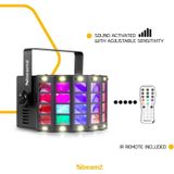 BeamZ - DerbyStrobe - 2-in-1 LED Lichteffect - Met Afstandsbediening