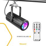 Discolamp - BeamZ Moonflower 2.0 - met 72 krachtige LED's, afstandsbediening en DMX
