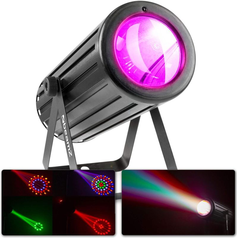 Discolamp - BeamZ Moonflower 2.0 - met 72 krachtige LED's, afstandsbediening en DMX