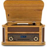 FENTON Memphis Platenspeler - Lichtbruin - Inclusief DAB Radio - Bluetooth