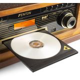 Retro Platenspeler Bluetooth - Fenton Memphis - Grammofoo - Cassett - Mp3 Spele - FM en DAB Radio