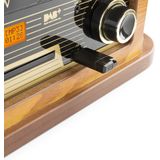 FENTON Memphis Platenspeler - Lichtbruin - Inclusief DAB Radio - Bluetooth