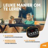 MAX - KB15 - Keyboard - Zwart - 61 Toetsen - Inclusief Microfoon en Bladmuziekhouder