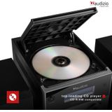 Audizio - Metz - Stereo Set - Zwart - Bluetooth - AUX - Alarm