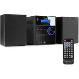 Audizio - Metz - Stereo Set - Zwart - Bluetooth - AUX - Alarm