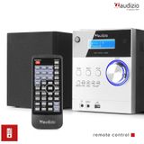 Audizio - Metz - Stereo Set - Aluminium - Bluetooth - DAB+ - FM