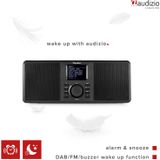 DAB Radio - Audizio Monza - Stereo DAB+ en FM Radio met Bluetooth - 50W - Zwart