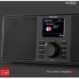 AUDIZIO - Monza - DAB Radio - Zwart - Bluetooth Speaker