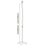 Luidspreker standaard universeel - Audizio HTS10 - Hoogte verstelbaar - Set van 2 - Zwart