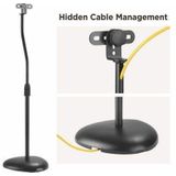 Luidspreker standaard universeel - Audizio HTS12 - Verstelbare hoogte - Set van 2 - Zwart