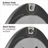 Luidspreker standaard universeel - Audizio HTS12 - Verstelbare hoogte - Set van 2 - Zwart