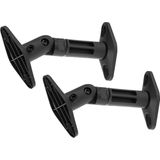 Muurbeugel speaker - Audizio HTS20 - Kantel- en draaibaar - Universeel - Zwart