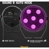 LED PAR - BeamZ PLP10 - PAR spot met ingebouwde accu en 6 RGB LED's