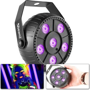 Blacklight met Ingebouwde Accu - BeamZ PLP14 - Disco Feestverlichting - 6 leds