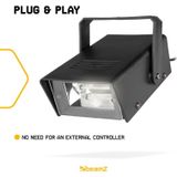 Stroboscoop - BeamZ BMS50 mini stroboscoop met regelbare flitssnelheid
