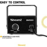 Stroboscoop - BeamZ BMS50 mini stroboscoop met regelbare flitssnelheid