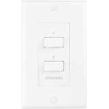 Luidspreker schakelaar - Power Dynamics PDWS2 - Voor 2 sets speakers op een versterker - A, B en AB