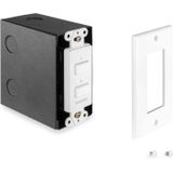 Luidspreker schakelaar - Power Dynamics PDWS2 - Voor 2 sets speakers op een versterker - A, B en AB