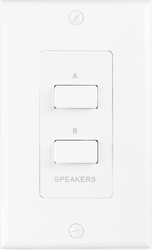 Luidspreker schakelaar - Power Dynamics PDWS2 - Voor 2 sets speakers op een versterker - A, B en AB