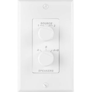 Input en luidspreker schakelaar - Power Dynamics PDWS3 - Voor 2 speakersets en twee versterkers