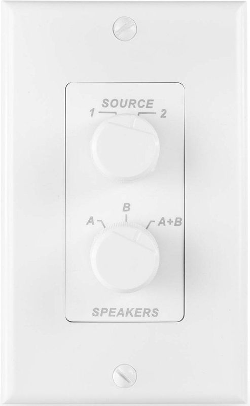 Input en luidspreker schakelaar - Power Dynamics PDWS3 - Voor 2 speakersets en twee versterkers
