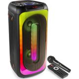 Party Speaker Bluetooth - Fenton BoomBox500 - 240 Watt - Partybox Speaker Op Accu - Karaoke set
