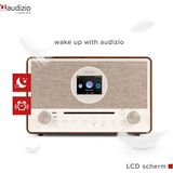 AUDIZIO Lucca Internetradio - Bruin - DAB - Bluetooth - CD Speler