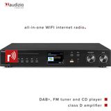 AUDIZIO - Brescia - DAB Radio - Zwart - Compact - Met Afstandsbediening