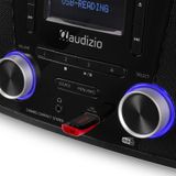 DAB Radio met Bluetooth - Audizio Cannes - Stereo FM & DAB Radio met Cd Speler en Mp3 Speler