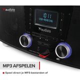 AUDIZIO - Cannes - DAB Radio - Zwart - CD Speler - Bluetooth