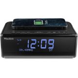 Wekkerradio DAB - Audizio Cuneo - Bluetooth wekkerradio met draadloze oplader