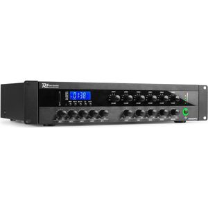 100v versterker met 6 zones - Power Dynamics PDW360MP3 - 100 volt versterker met Bluetooth - 360W