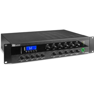 100v versterker met 6 zones - Power Dynamics PDW500MP3 - 100 volt versterker met Bluetooth - 500W