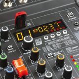 Mengtafel - Vonyx VM-KG10 - 10-kanaals mengpaneel Bluetooth, DSP, mp3 speler en USB audio interface