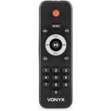 Speaker met Bluetooth - Vonyx VSA700BP - 1000 Watt - Partybox - 2 mics - 1 headset - MP3 - USB - SD